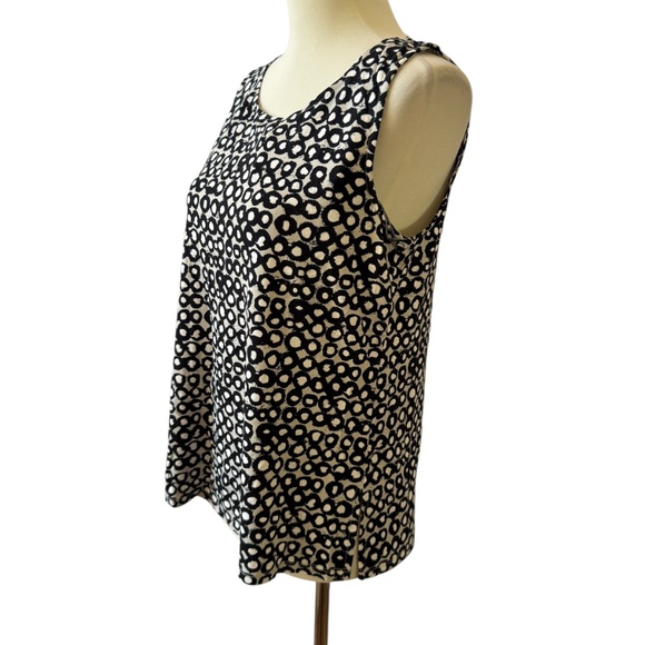 HABITAT DASH DOT EASY TANK TOP STRETCH JERSEY VERSATILE WORKWEAR CASUAL NWT S - Picture 4 of 12